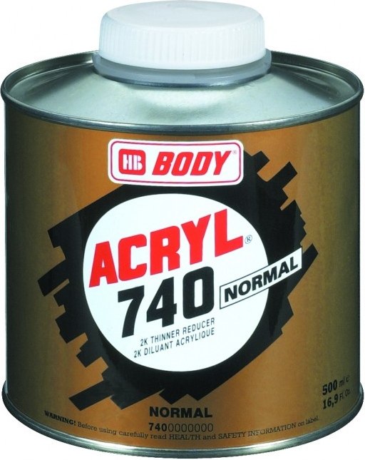 Body Acryl Thinner 0.5l Normal 740